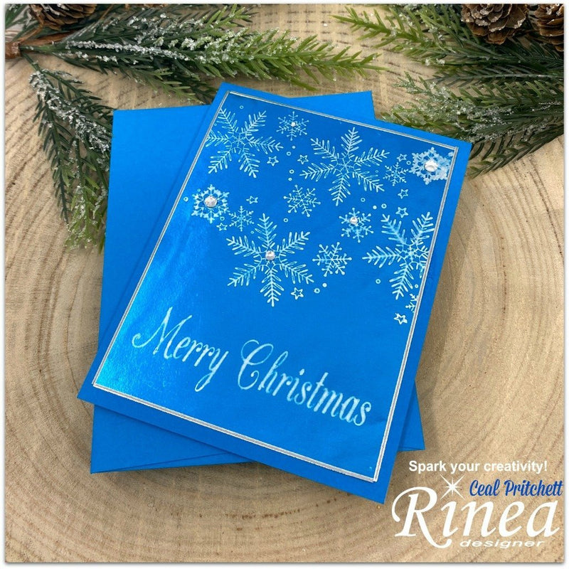 How To Create Christmas Cards Using Ghost Ink with Ceal Pritchett | Rinea