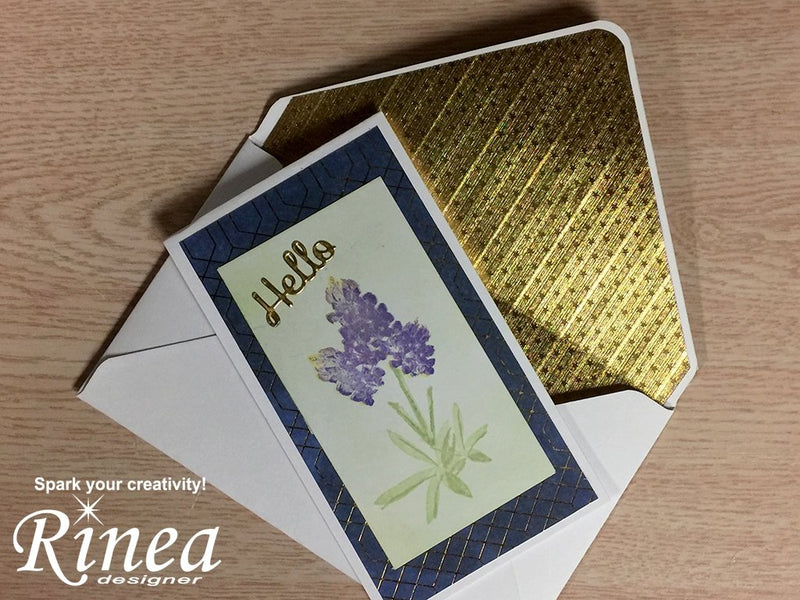 How to Line an Envelope by Janet | Rinea