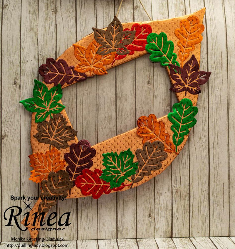 How To Make A Leaf Photo Frame by Monika Graefling-Gladysiak | Rinea