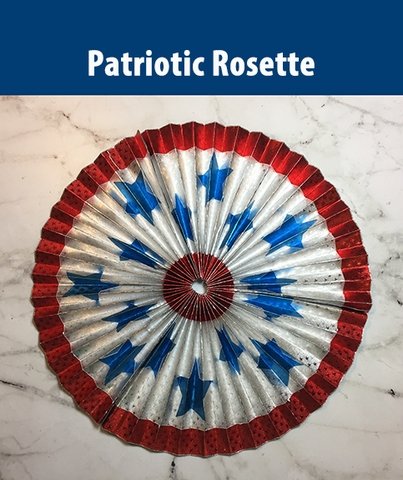 How to Make a Patriotic Rosette by Janet | Rinea