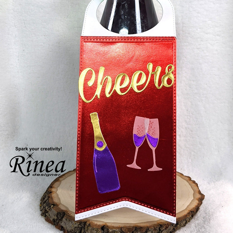 How To Make a Wine Tag and Card<br/><small> by LeeAnn McKinney</small> | Rinea