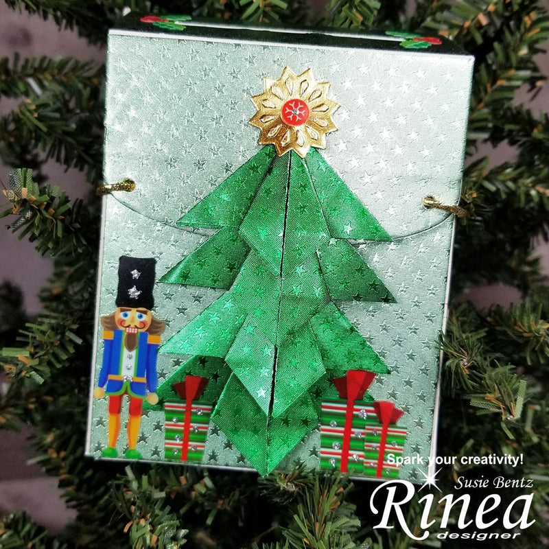 How to Make an Origami Christmas Tree with Susie Bentz | Rinea