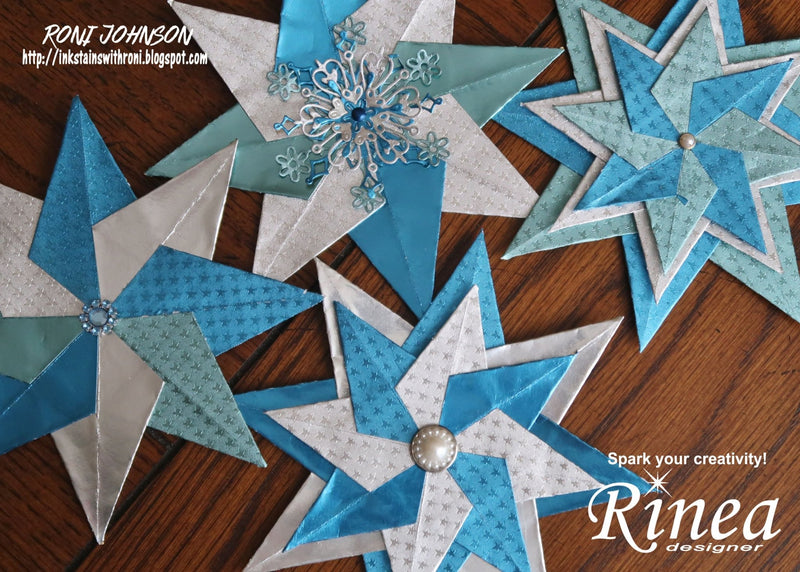 How To Make Teabag Folded Star Ornaments by Roni Johnson | Rinea