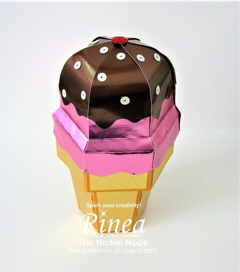 Ice Cream Cone Box by Nancy | Rinea