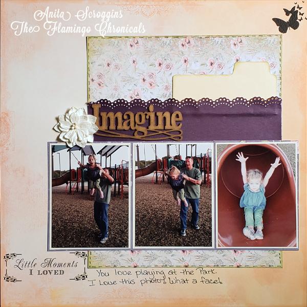 Imagine Layout by Anita Scroggins | Rinea