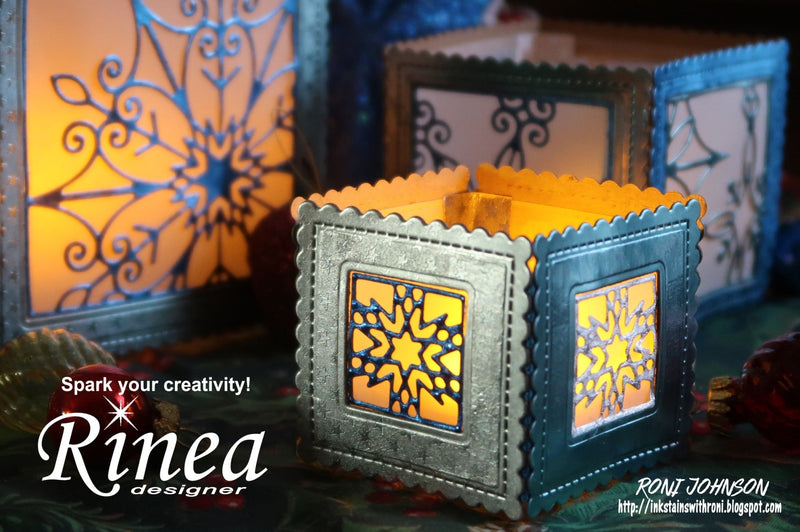 Light Your Way with These Snowflake Luminaries by Roni | Rinea