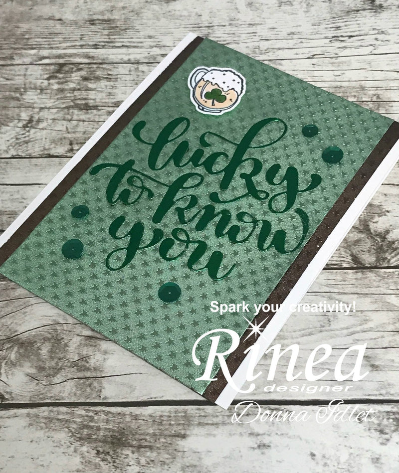 Lucky to Know You by Donna | Rinea