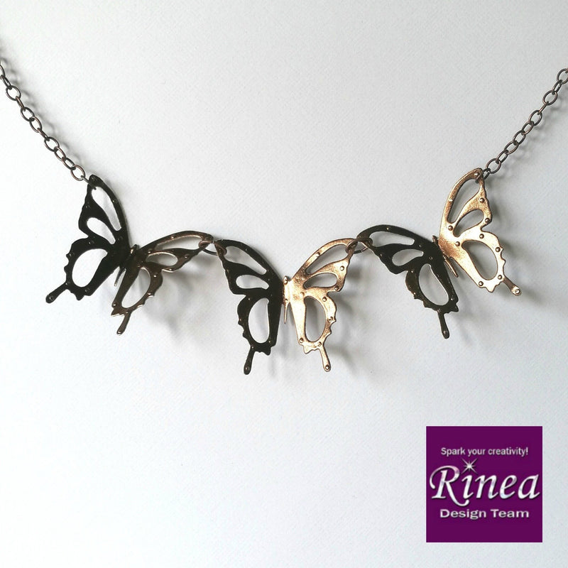 Make A Butterfly Necklace by Clair | Rinea