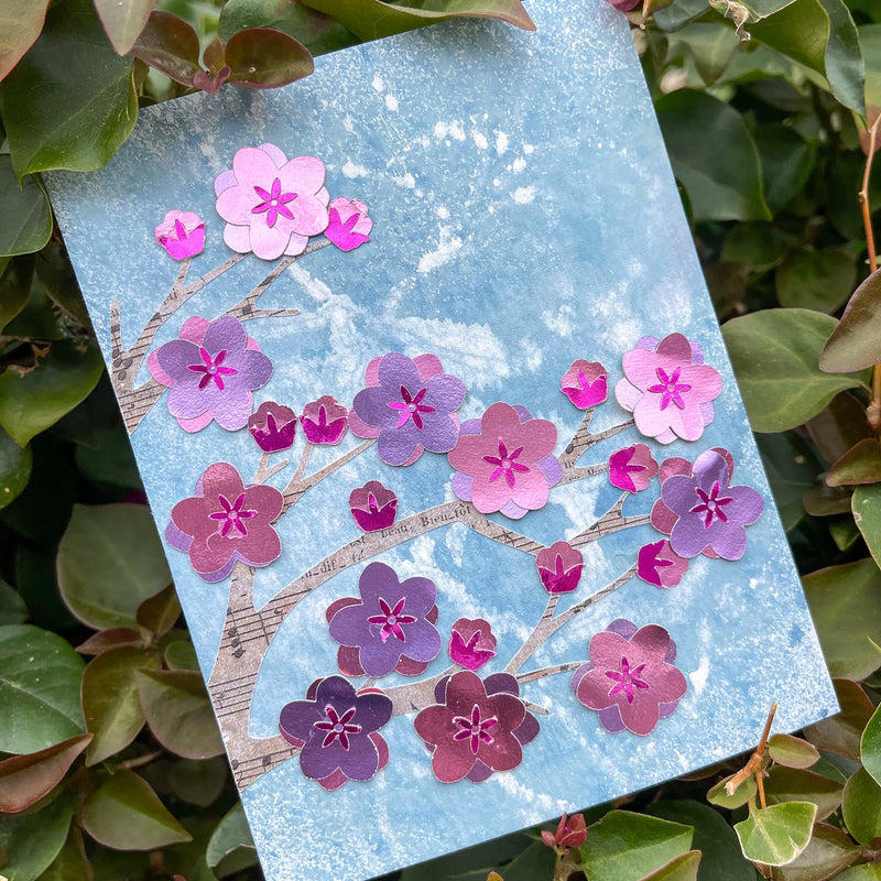 Make A Cherry Blossom Card by Jessa Plant | Rinea