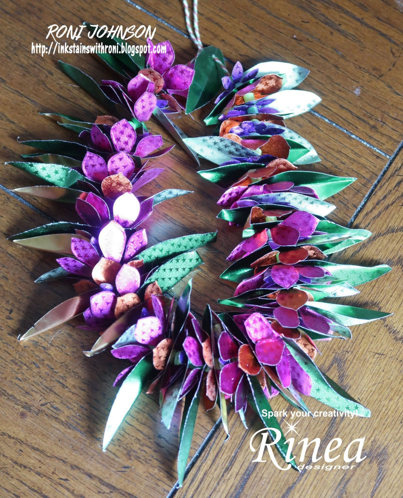 Make a Floral Foiled Lei with Roni | Rinea