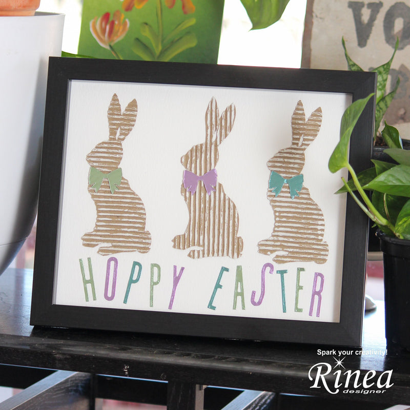Make a Hoppy Easter Home Décor Sign by Jessa Plant | Rinea