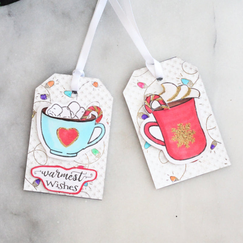 Make Some Christmas Cocoa Gift Tags <br/><small> by Jessa Plant </small> | Rinea