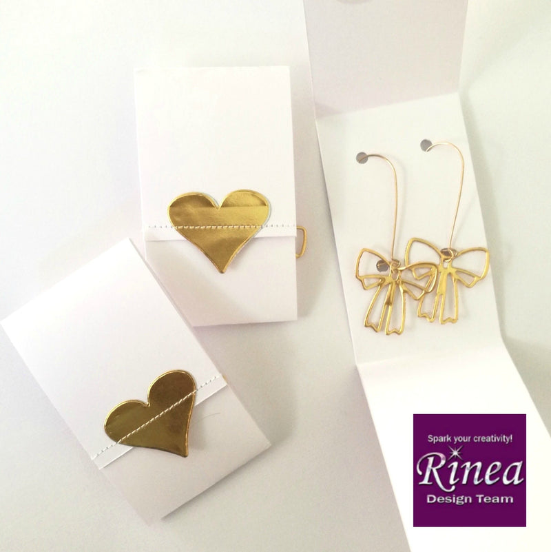 Make Your Own Bridesmaids' Gifts & Gift Cards with Rinea Foiled Paper | Rinea