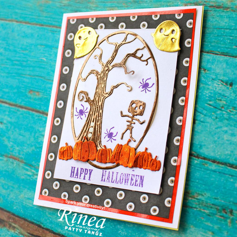 Making a Fun Halloween Card!!!! by Patty Tanúz | Rinea
