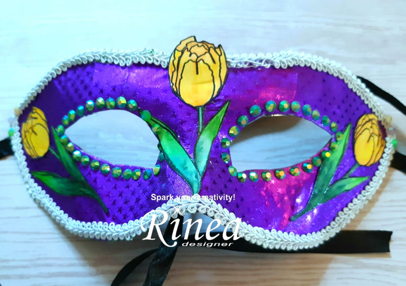 Mardi Gras Mask by Annie | Rinea