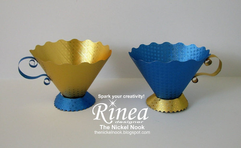 Pretty Pair of Teacups by Nancy | Rinea