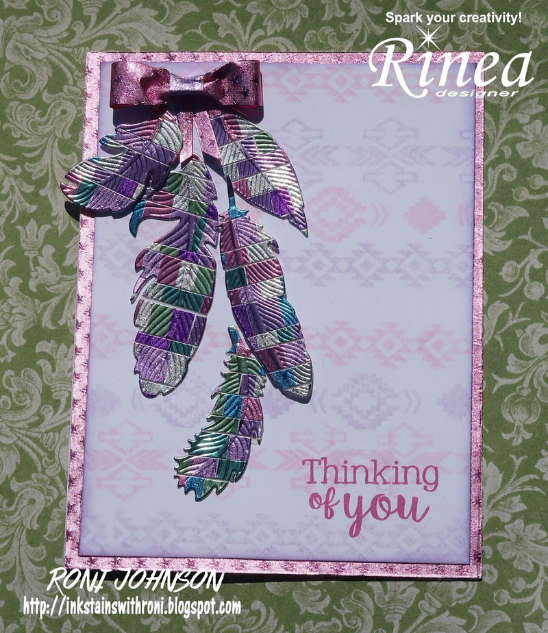 Princess Feathers Card with Roni | Rinea