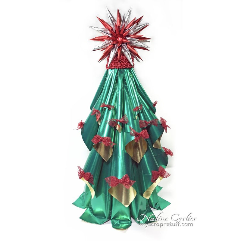 Rolled Foil Christmas Tree | Rinea