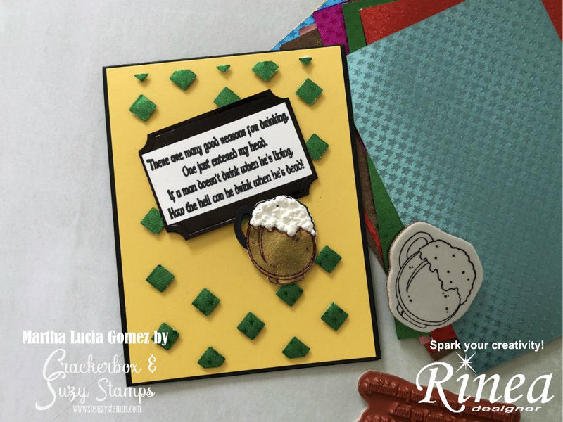 St. Patrick Rinea Foiled Card by Martha | Rinea