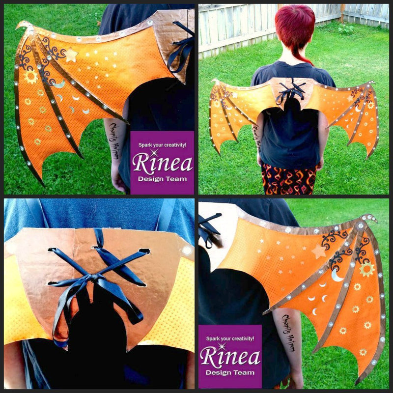 Stunning Dragon Wings Costume Tutorial | Rinea