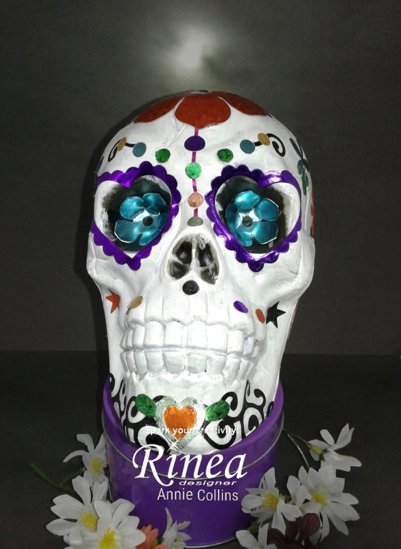 Sugar Skull Fun - Halloween Decor by Annie | Rinea