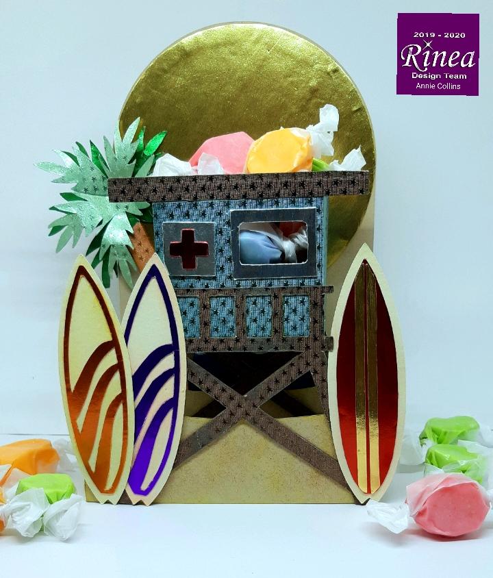 Surfer's Paradise Candy Holder by Annie | Rinea