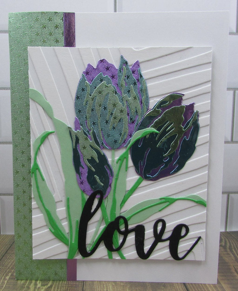 Tulips of Love Card with Diana Soling | Rinea
