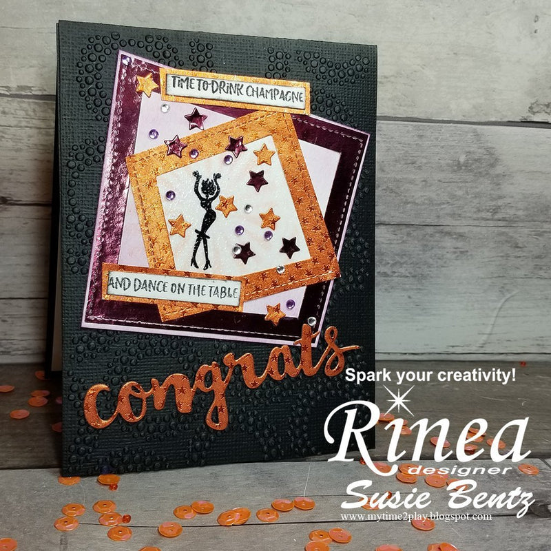 Using School Colors To Create A Graduation Card<br/><small> by Susie Bentz</small> | Rinea