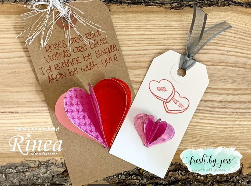 Valentine's Tags by Jess | Rinea