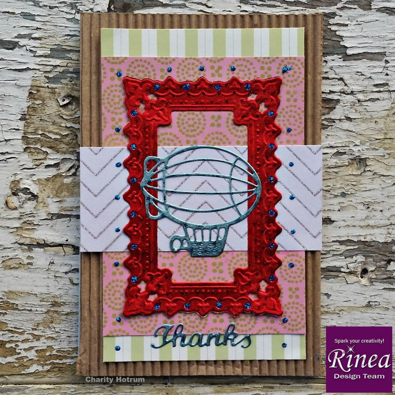 Whimsical Thanks Card by Charity | Rinea