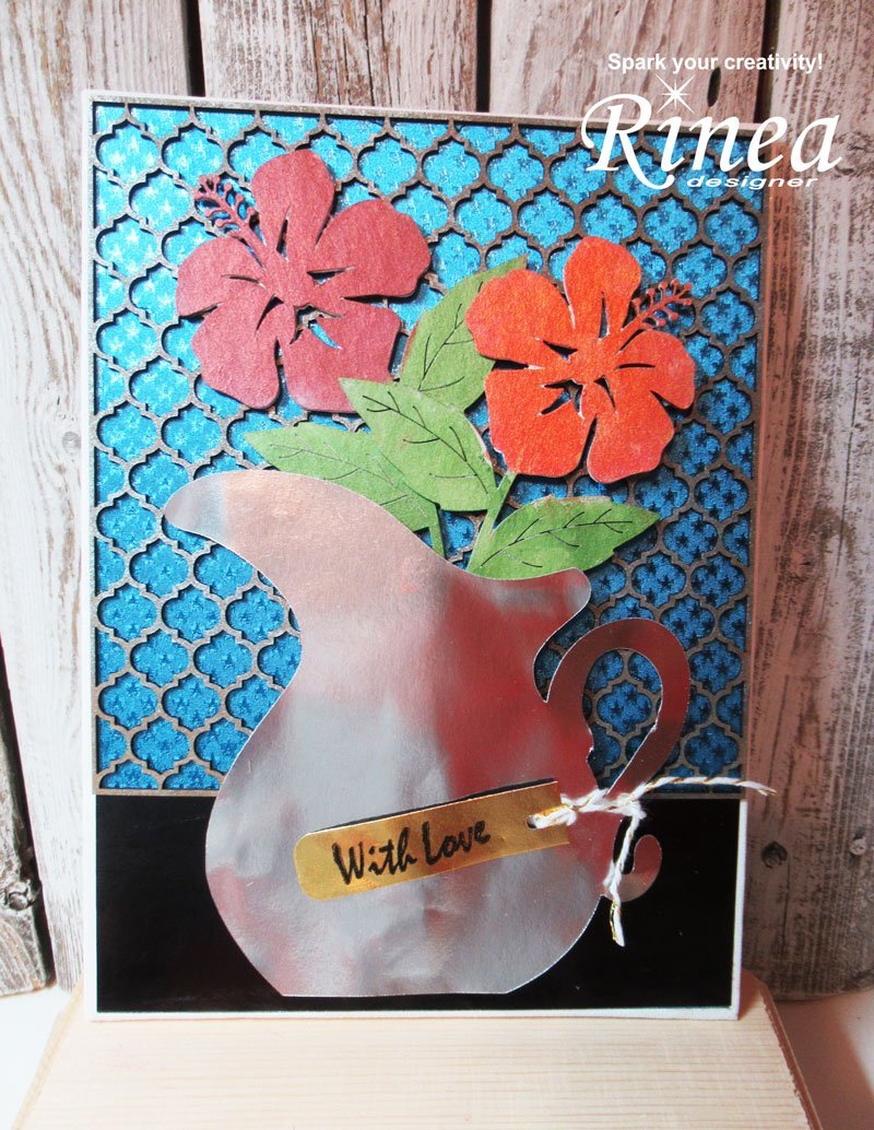 With Love Canvas Panel by Steph | Rinea