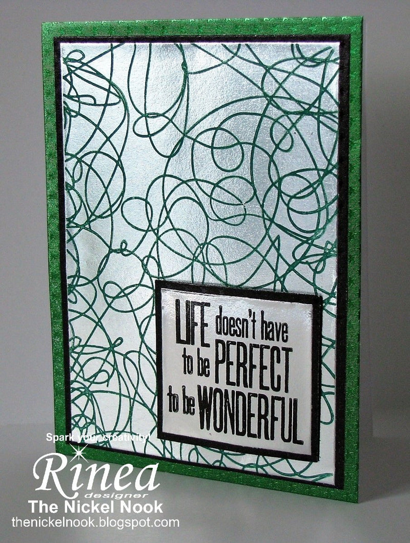 Wonderful Life Card by Nancy | Rinea