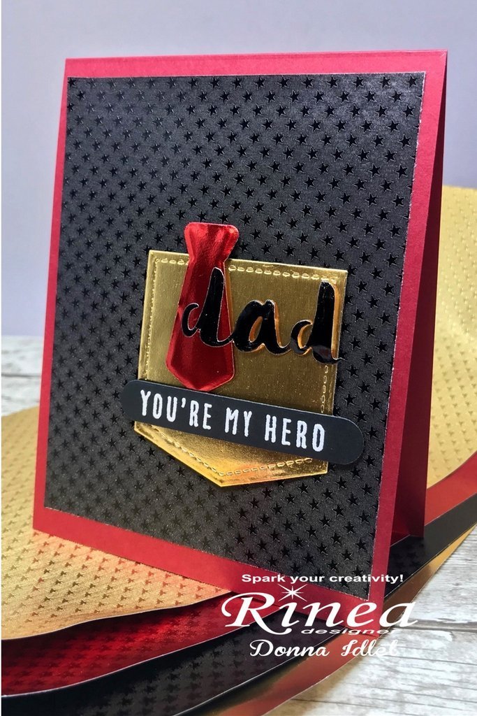 You're My Hero Father's Day Card by Donna | Rinea