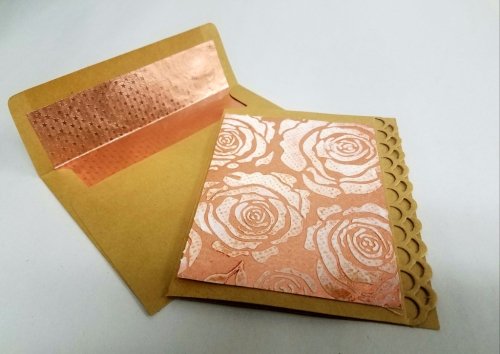 Rinea Copper Starstruck Foiled Paper