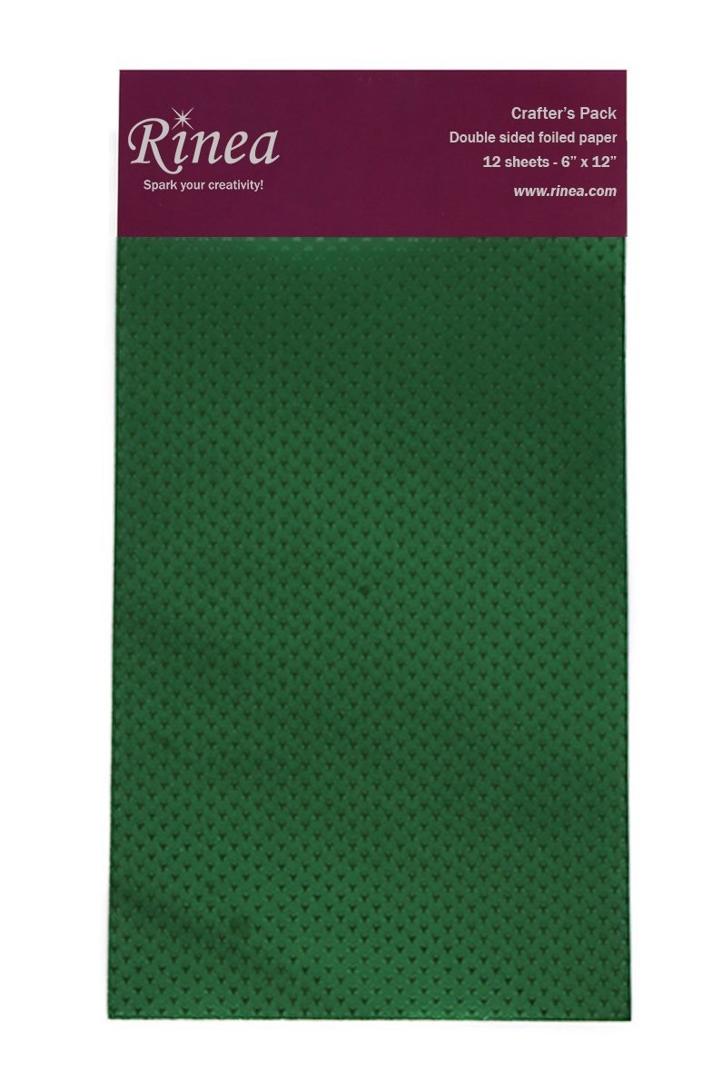 Rinea Emerald Green Starstruck Foiled Paper