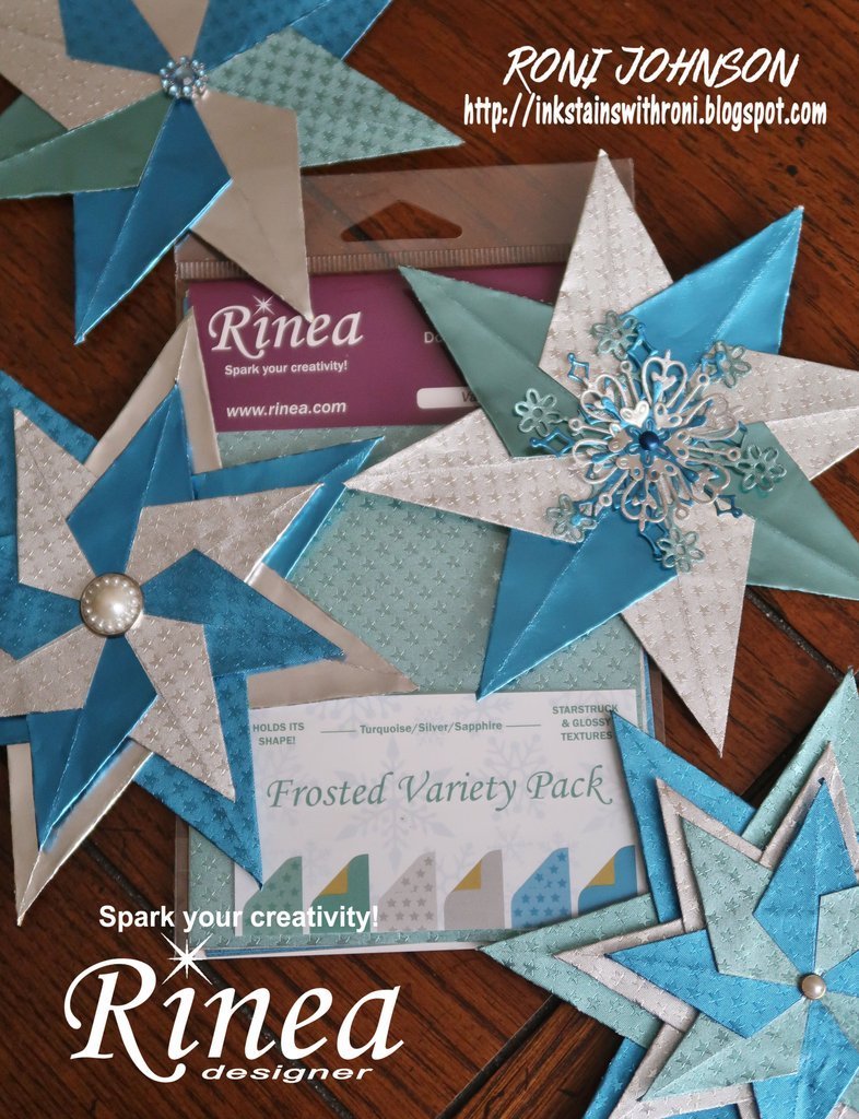 Rinea Frosted Variety Foiled Paper