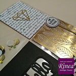 Rinea Gold Glossy Foiled Paper