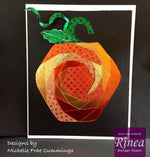 Rinea Marigold Orange Starstruck Foiled Paper
