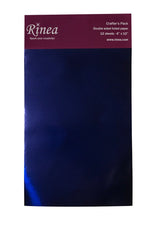 Rinea Midnight Blue Glossy Foiled Paper