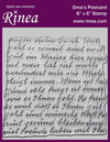 Rinea Background Stamp Oma's Postcard