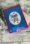 Rinea Sapphire Blue Glossy Foiled Paper