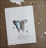 Rinea Silver Glossy Foiled Paper