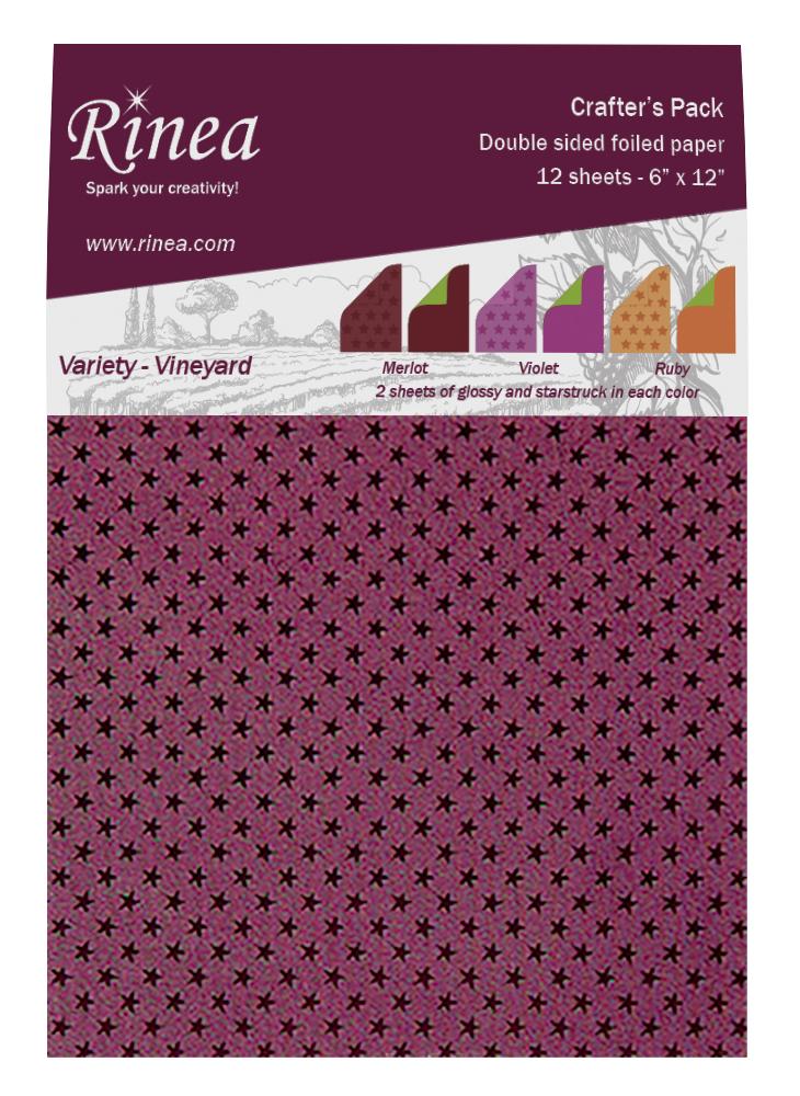 Rinea Vineyard Variety Foiled Paper
