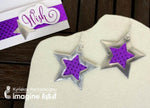 Rinea Violet Purple Starstruck Foiled Paper